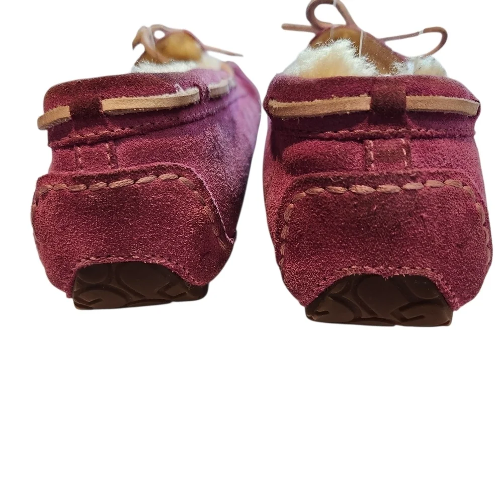UGG DAKOTA MYSTIC PURPLE SUEDE SLIPPERS FUCHSIA SZ 3